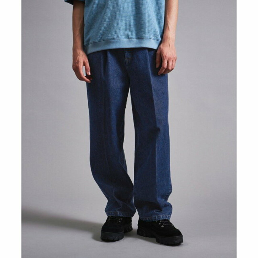 BEAUTY&YOUTH UNITED ARROWS(ビューティアンドユースユナイテッドアローズ)の【NAVY】<monkey time> DENIM 1P WIDE PANTS/デニムパンツ メンズのパンツ(その他)の商品写真