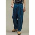 【NAVY】<monkey time> DENIM 1P WIDE PANTS/