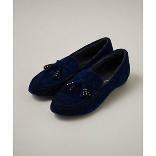 オデットエオディール(Odette e Odile)の【NAVY】スタッズタッセルモカ フラット15↑(ハイヒール/パンプス)