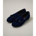 【NAVY】スタッズタッセルモカ フラット15↑