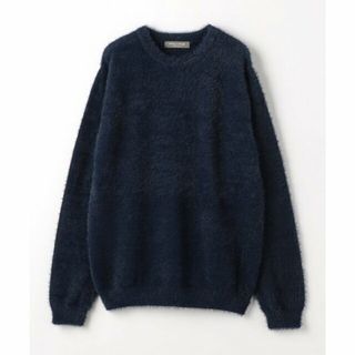 アデイインザライフ(a day in the life)の【NAVY】フェザーヤーン クルーネックニット<A DAY IN THE LIFE>(ニット/セーター)