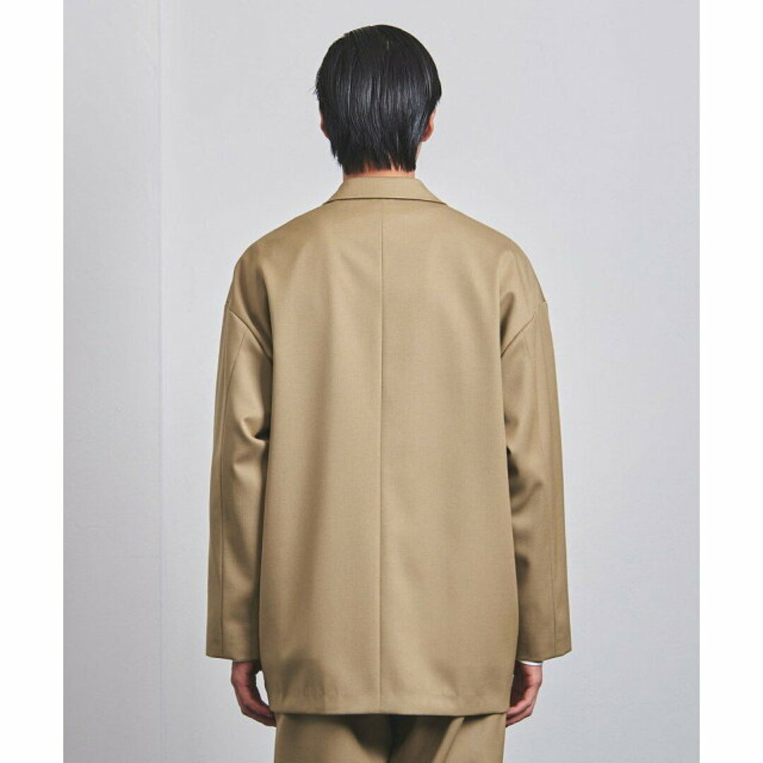 UNITED ARROWS(ユナイテッドアローズ)の【BEIGE】ギャバジン ドロップショルダー 2Bシングル ジャケット メンズのジャケット/アウター(テーラードジャケット)の商品写真