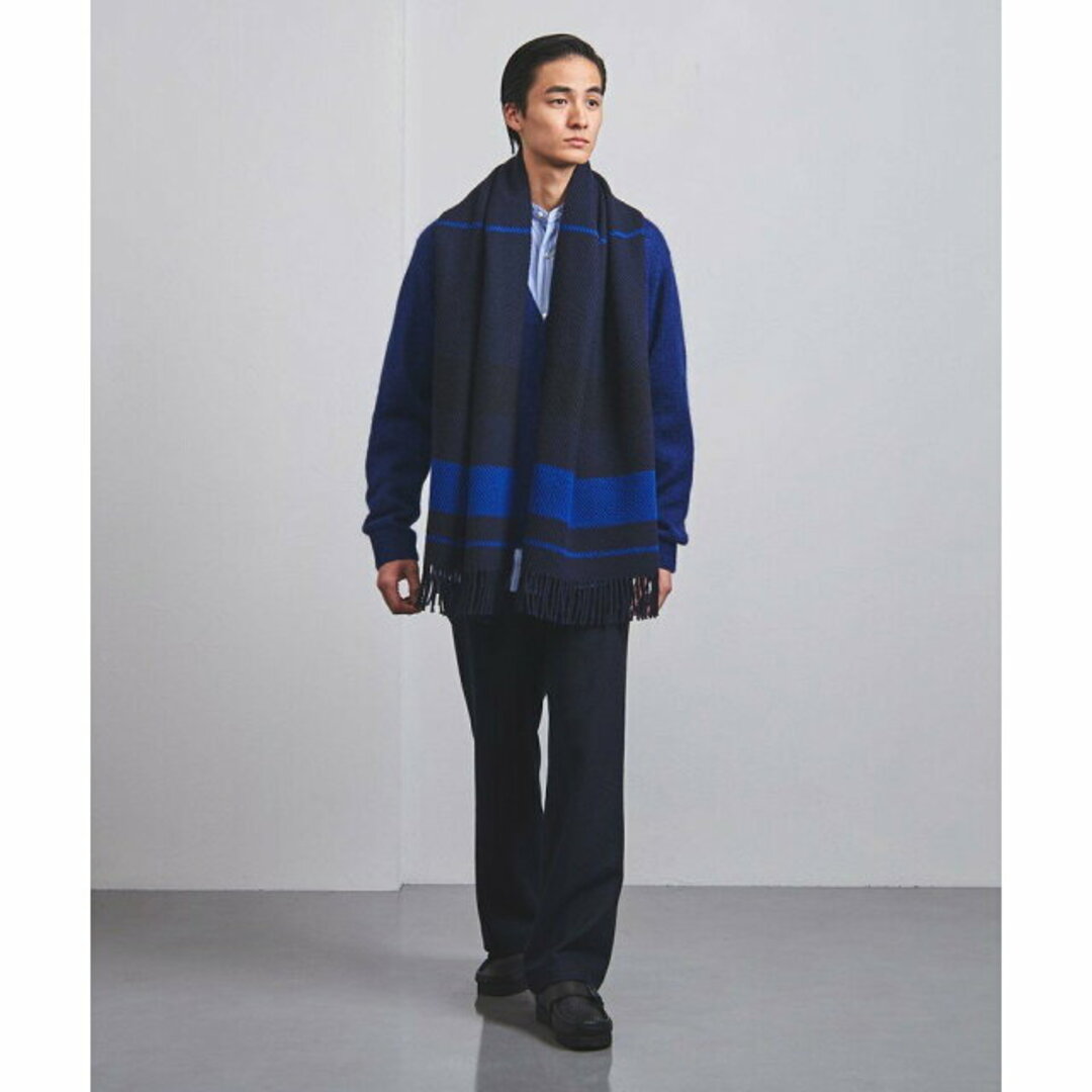 UNITED ARROWS(ユナイテッドアローズ)の【NAVY】【FREE】【別注】<JOHNSTONS> ホースブランケット マフラー メンズのファッション小物(マフラー)の商品写真