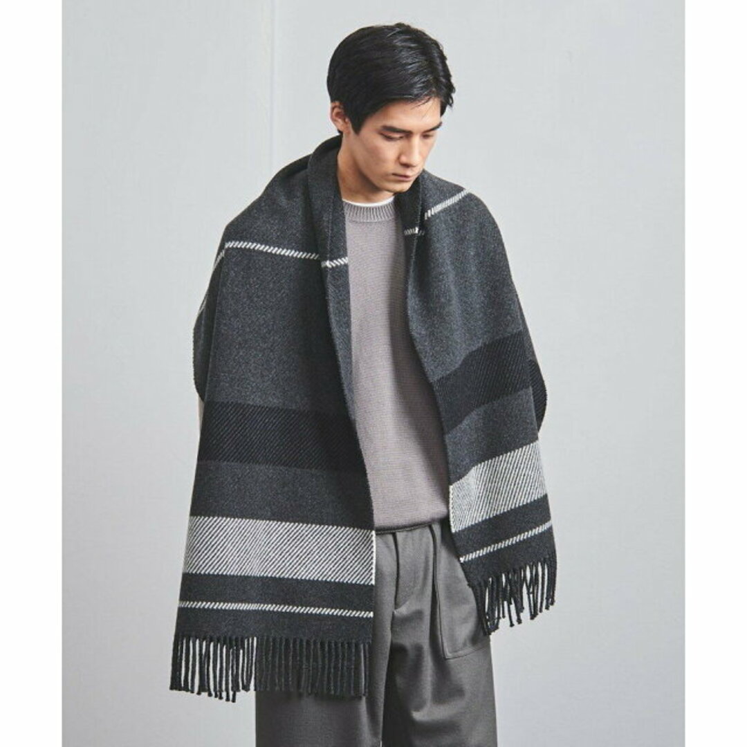 UNITED ARROWS(ユナイテッドアローズ)の【MD.GRAY】【FREE】【別注】<JOHNSTONS> ホースブランケット マフラー メンズのファッション小物(マフラー)の商品写真