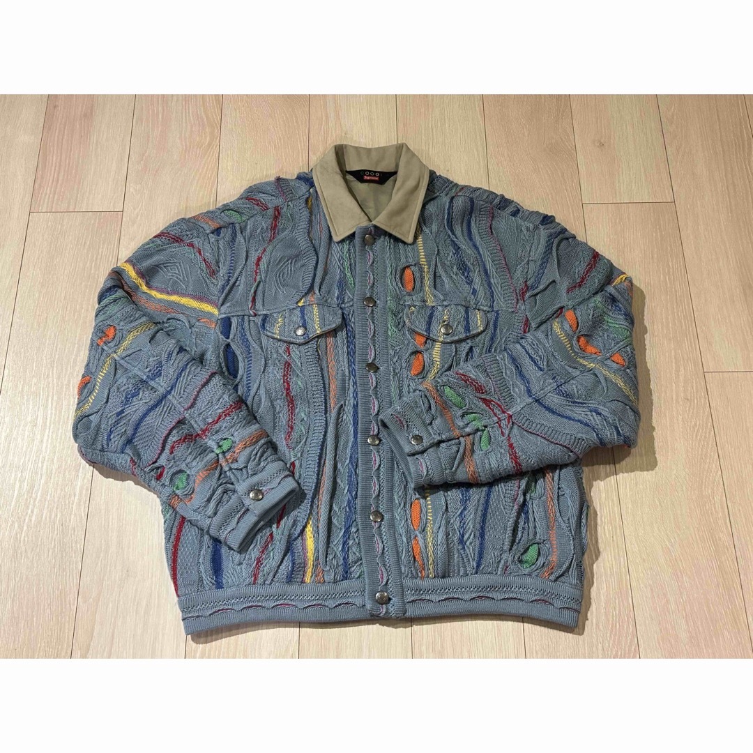 Supreme(シュプリーム)の【希少】Supreme × COOGI Trucker Jacket XL メンズのジャケット/アウター(Gジャン/デニムジャケット)の商品写真