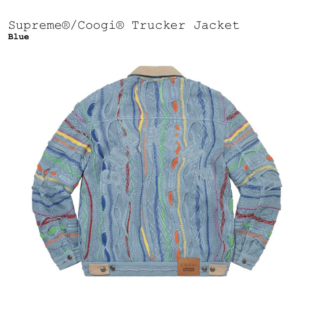 Supreme(シュプリーム)の【希少】Supreme × COOGI Trucker Jacket XL メンズのジャケット/アウター(Gジャン/デニムジャケット)の商品写真