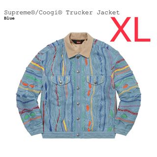 シュプリーム(Supreme)の【希少】Supreme × COOGI Trucker Jacket XL(Gジャン/デニムジャケット)