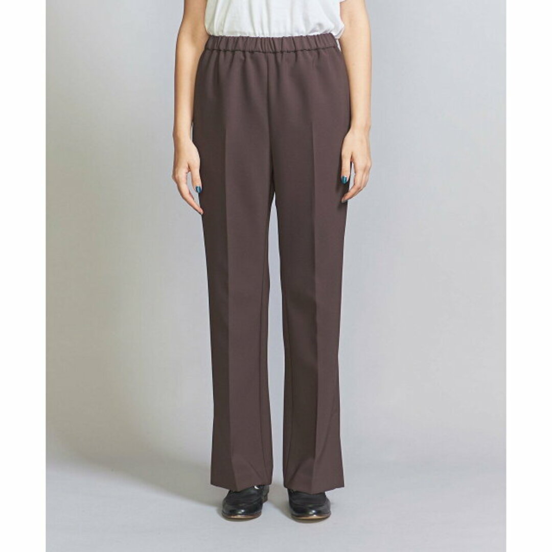 BEAUTY&YOUTH UNITED ARROWS(ビューティアンドユースユナイテッドアローズ)の【DK.BROWN】ダブルクロス フレア パンツ2 -ウォッシャブル- レディースのパンツ(その他)の商品写真