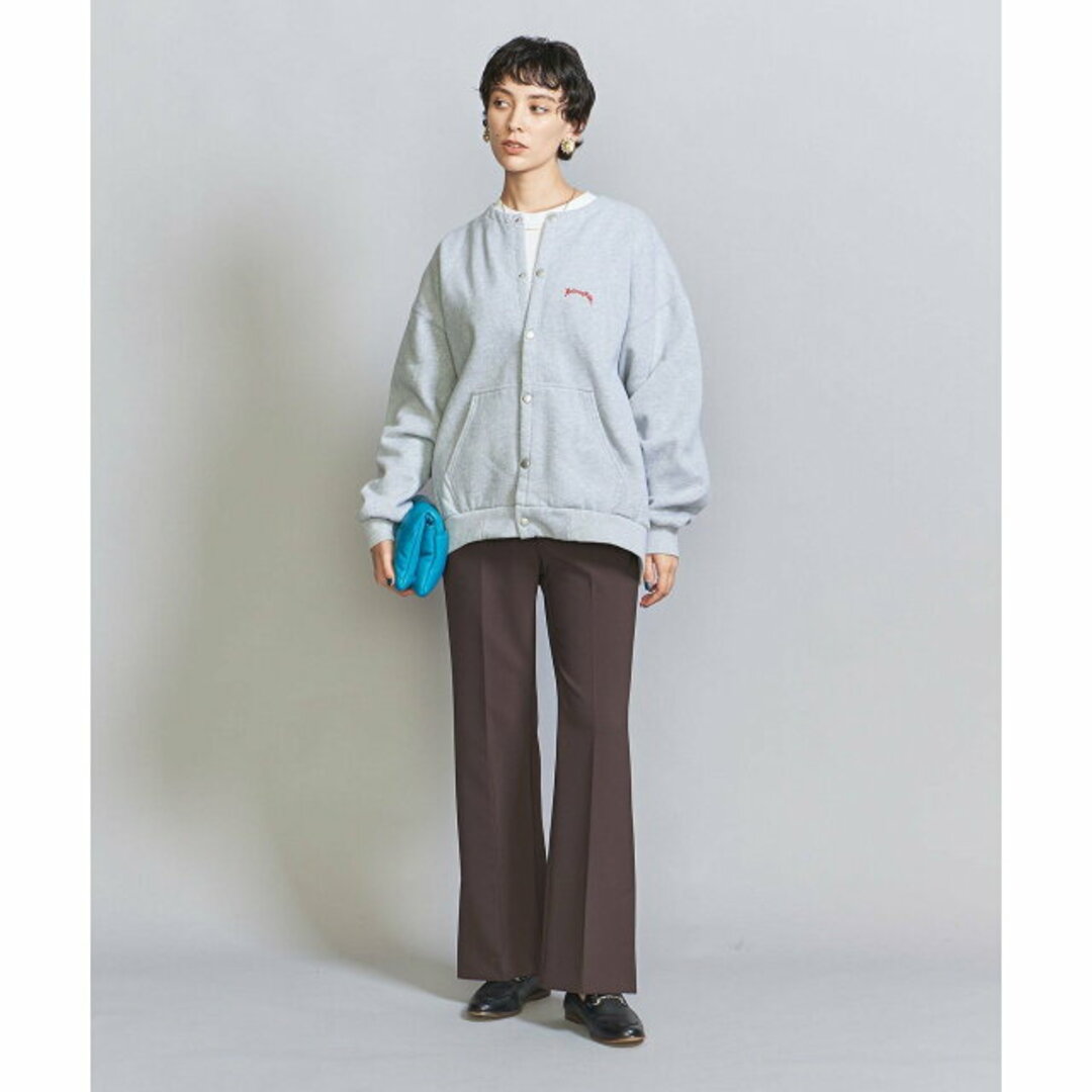 BEAUTY&YOUTH UNITED ARROWS(ビューティアンドユースユナイテッドアローズ)の【DK.BROWN】ダブルクロス フレア パンツ2 -ウォッシャブル- レディースのパンツ(その他)の商品写真