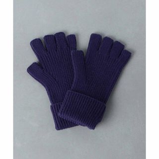 ユナイテッドアローズ(UNITED ARROWS)の【PURPLE】ニット フィンガーレスグローブ(手袋)