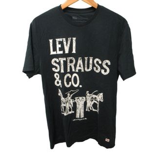 リーバイス(Levi's)のリーバイス Levi's Tシャツ カットソー 半袖 黒 ブラック M STK(Tシャツ/カットソー(半袖/袖なし))