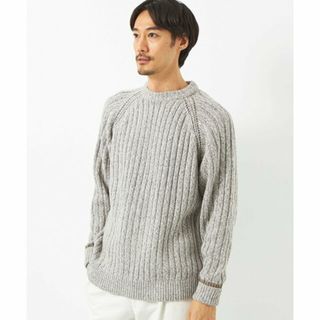 ユナイテッドアローズグリーンレーベルリラクシング(UNITED ARROWS green label relaxing)の【LT.GRAY】マルチカラーリブ クルーネック ニット(その他)