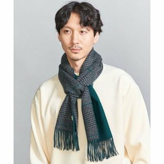 ビューティアンドユースユナイテッドアローズ(BEAUTY&YOUTH UNITED ARROWS)の【DK.GRAY】カシミヤ ダブルフェイス チェック マフラー(マフラー)