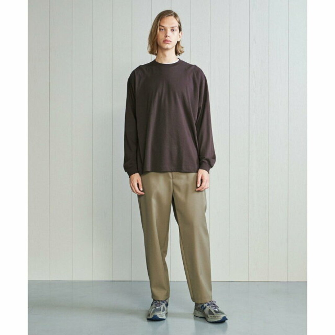 BEAUTY&YOUTH UNITED ARROWS(ビューティアンドユースユナイテッドアローズ)の【DK.BROWN】<H>COTTON CREW NECK LONG SLEEVE T-SHIRT/Tシャツ メンズのトップス(Tシャツ/カットソー(半袖/袖なし))の商品写真