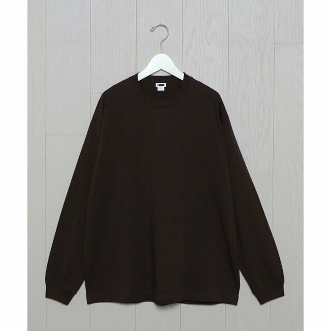 BEAUTY&YOUTH UNITED ARROWS(ビューティアンドユースユナイテッドアローズ)の【DK.BROWN】<H>COTTON CREW NECK LONG SLEEVE T-SHIRT/Tシャツ メンズのトップス(Tシャツ/カットソー(半袖/袖なし))の商品写真