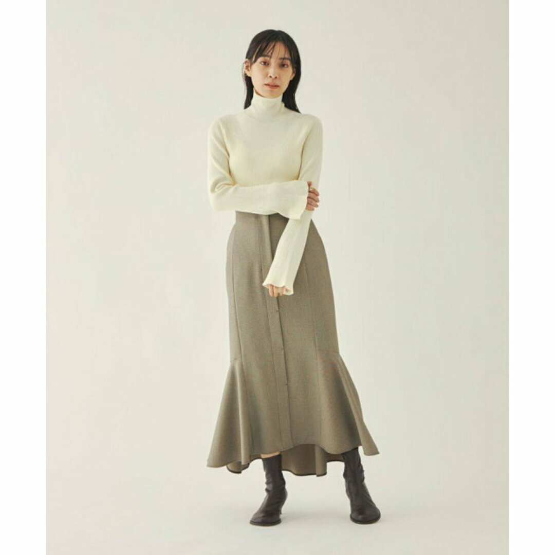 UNITED ARROWS green label relaxing(ユナイテッドアローズグリーンレーベルリラクシング)の【BEIGE】【XS】<EMMEL REFINES(エメル リファインズ)>EM SET セミタイト マーメイド スカート レディースのスカート(ロングスカート)の商品写真