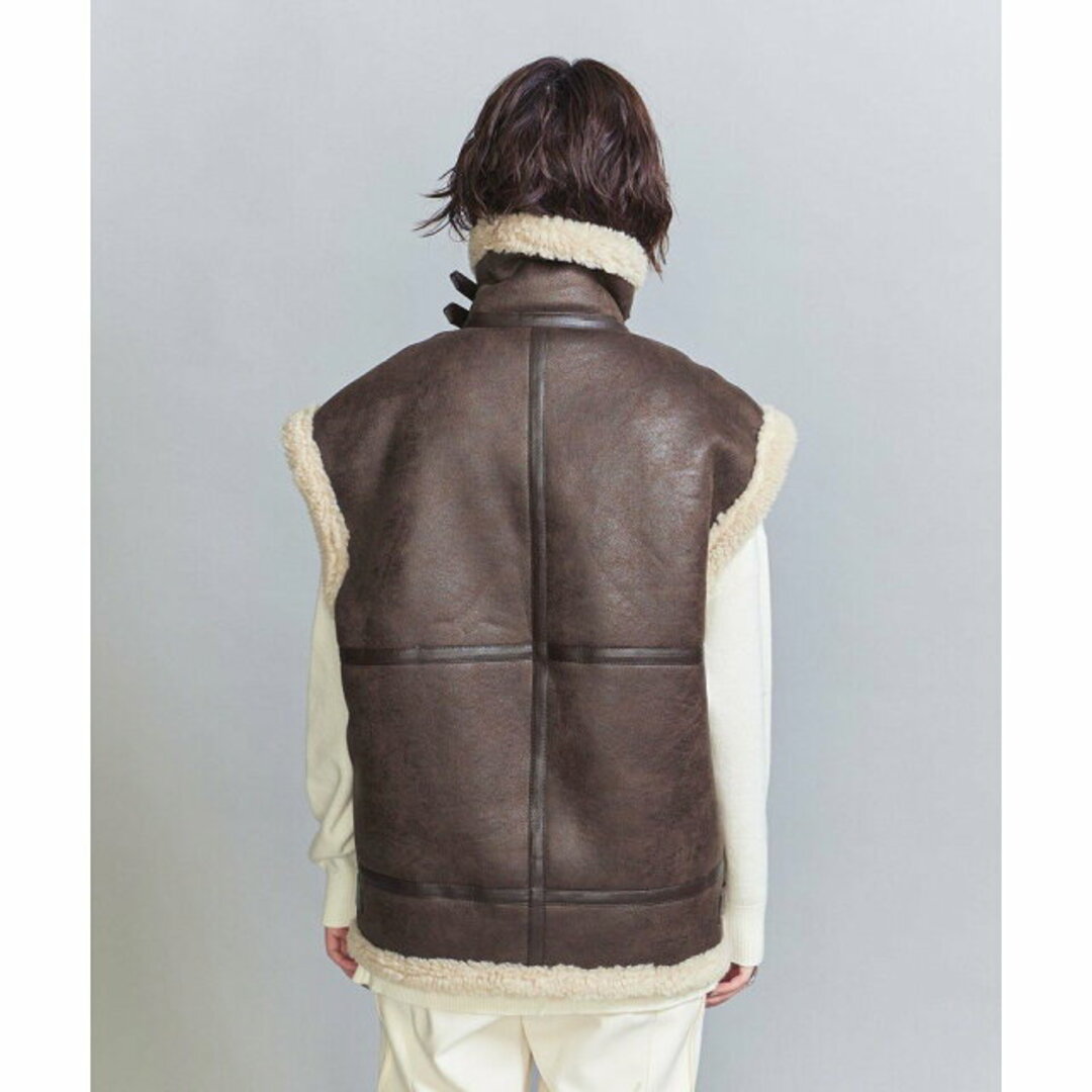 BEAUTY&YOUTH UNITED ARROWS - 【DK.BROWN】ボア B-3ビッグベストの