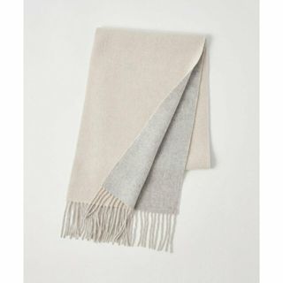 ユナイテッドアローズグリーンレーベルリラクシング(UNITED ARROWS green label relaxing)の【OFF WHITE】カシミヤ リバーシフル マフラー(マフラー/ショール)