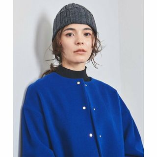 ユナイテッドアローズ(UNITED ARROWS)の【DK.GRAY】カシミヤ リブ キャップ(ニット帽/ビーニー)