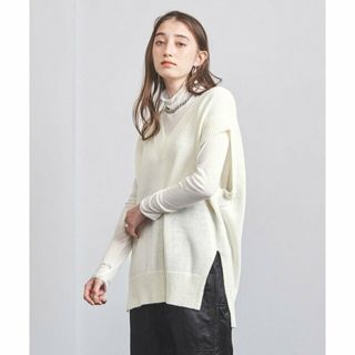 ユナイテッドアローズ(UNITED ARROWS)の【OFF WHITE】C Vネック ニット ベスト(ニット/セーター)