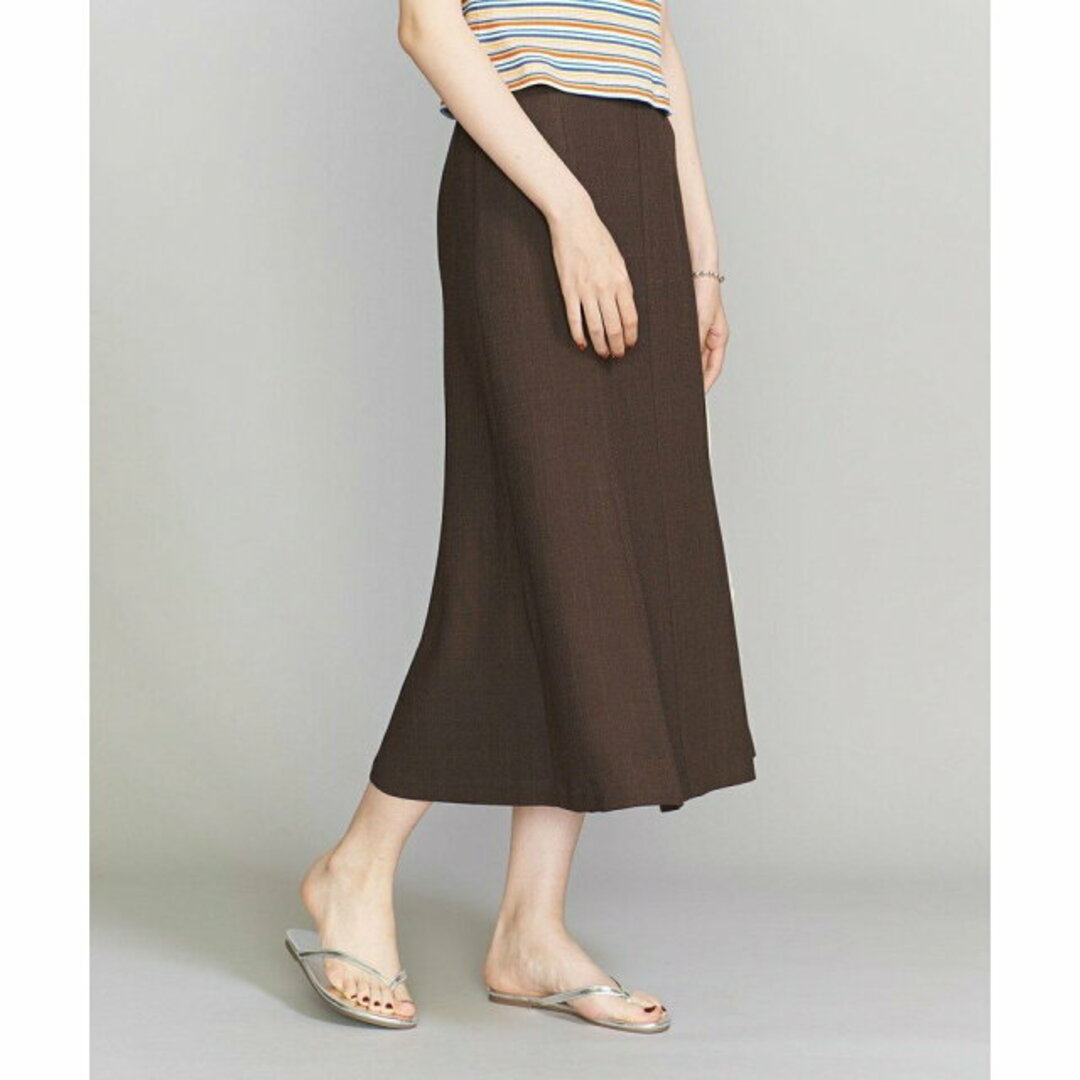 BEAUTY&YOUTH UNITED ARROWS(ビューティアンドユースユナイテッドアローズ)の【DK.BROWN】スラブ マーメイド フレアスカート レディースのスカート(ロングスカート)の商品写真