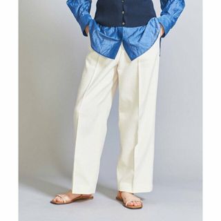 ビューティアンドユースユナイテッドアローズ(BEAUTY&YOUTH UNITED ARROWS)の【OFF WHITE】ツイード タックストレート パンツ(その他)