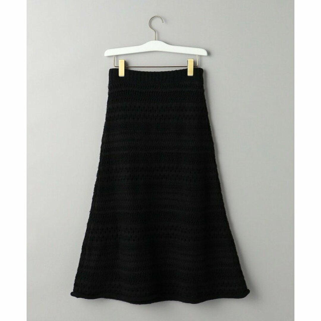 BEAUTY&YOUTH UNITED ARROWS(ビューティアンドユースユナイテッドアローズ)の【BLACK】【FREE】<TORRAZZO DONNA>クロッシェライク ニット スカート レディースのスカート(ロングスカート)の商品写真