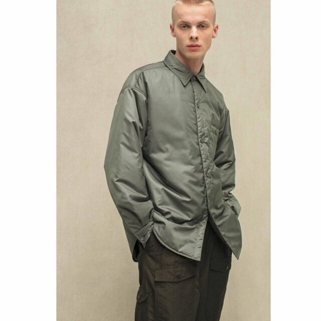 BEAUTY&YOUTH UNITED ARROWS(ビューティアンドユースユナイテッドアローズ)の【OLIVE】<monkey time> PADDED PE TAFFETA SHIRT/シャツ メンズのトップス(シャツ)の商品写真