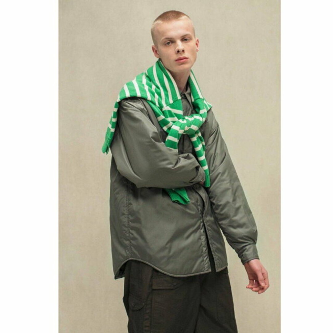 BEAUTY&YOUTH UNITED ARROWS(ビューティアンドユースユナイテッドアローズ)の【OLIVE】【S】<monkey time> PADDED PE TAFFETA SHIRT/シャツ メンズのトップス(シャツ)の商品写真