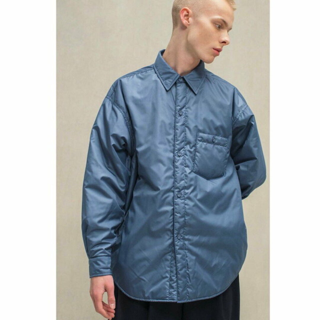 BEAUTY&YOUTH UNITED ARROWS(ビューティアンドユースユナイテッドアローズ)の【COBALT】【M】<monkey time> PADDED PE TAFFETA SHIRT/シャツ メンズのトップス(シャツ)の商品写真