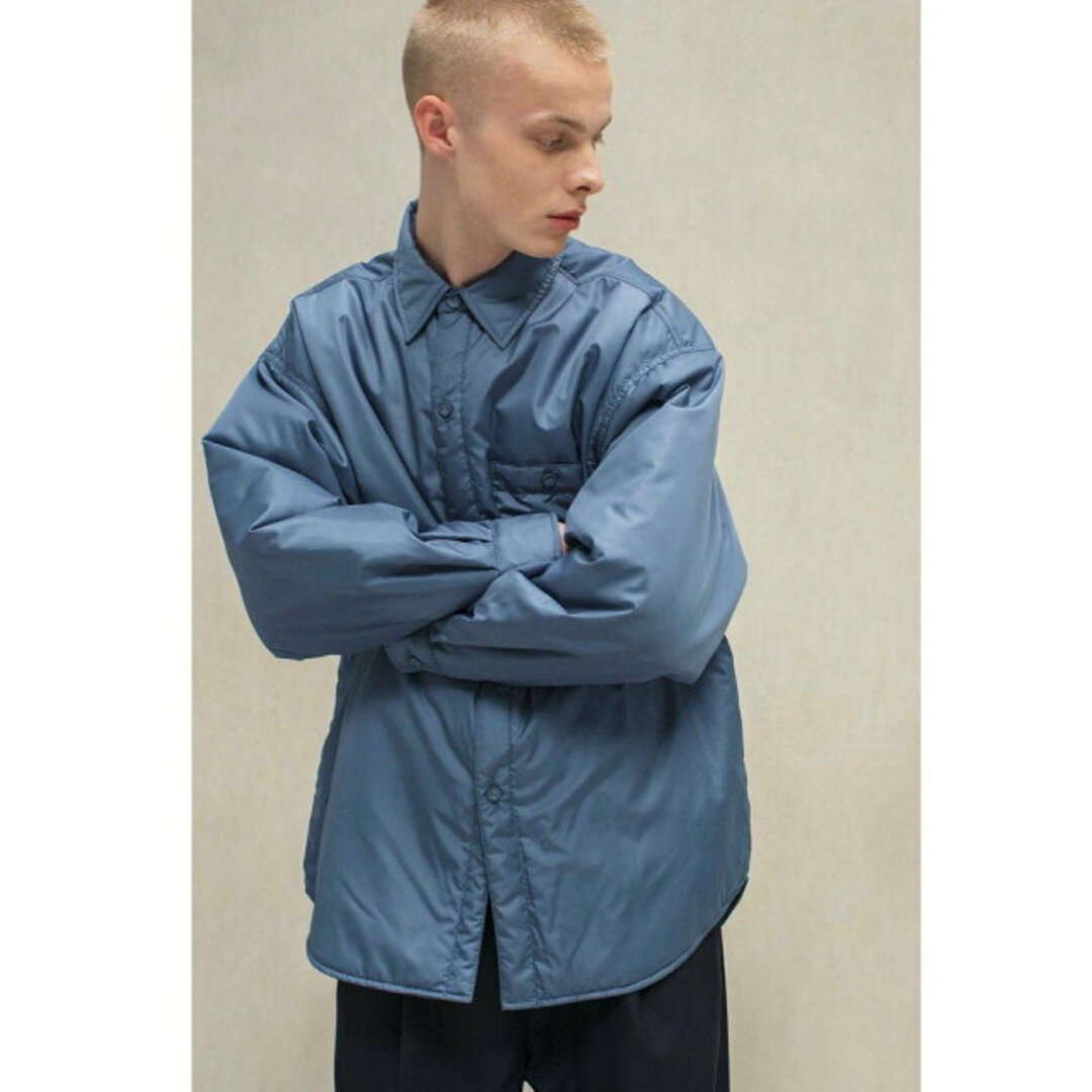 BEAUTY&YOUTH UNITED ARROWS(ビューティアンドユースユナイテッドアローズ)の【COBALT】【M】<monkey time> PADDED PE TAFFETA SHIRT/シャツ メンズのトップス(シャツ)の商品写真