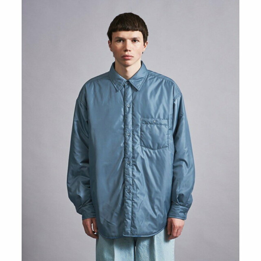 BEAUTY&YOUTH UNITED ARROWS(ビューティアンドユースユナイテッドアローズ)の【COBALT】【M】<monkey time> PADDED PE TAFFETA SHIRT/シャツ メンズのトップス(シャツ)の商品写真