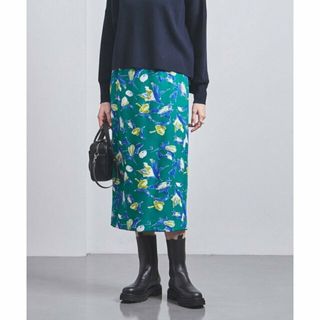 ユナイテッドアローズ(UNITED ARROWS)の【KELLY】P/PU フラワープリント タイトスカート(ロングスカート)