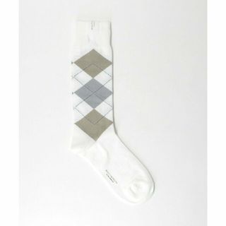 ビューティアンドユースユナイテッドアローズ(BEAUTY&YOUTH UNITED ARROWS)の【WHITE】アーガイル レギュラー ソックス(ソックス)