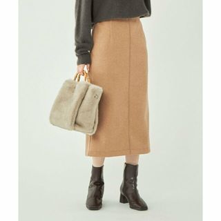 ユナイテッドアローズグリーンレーベルリラクシング(UNITED ARROWS green label relaxing)の【BEIGE】TRメルトン ミニマル タイト スカート(ロングスカート)