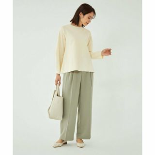 ユナイテッドアローズグリーンレーベルリラクシング(UNITED ARROWS green label relaxing)の【OFF WHITE】フェイクパール リッタイ フレア プルオーバー ニット -ウォッシャブル-(ニット/セーター)