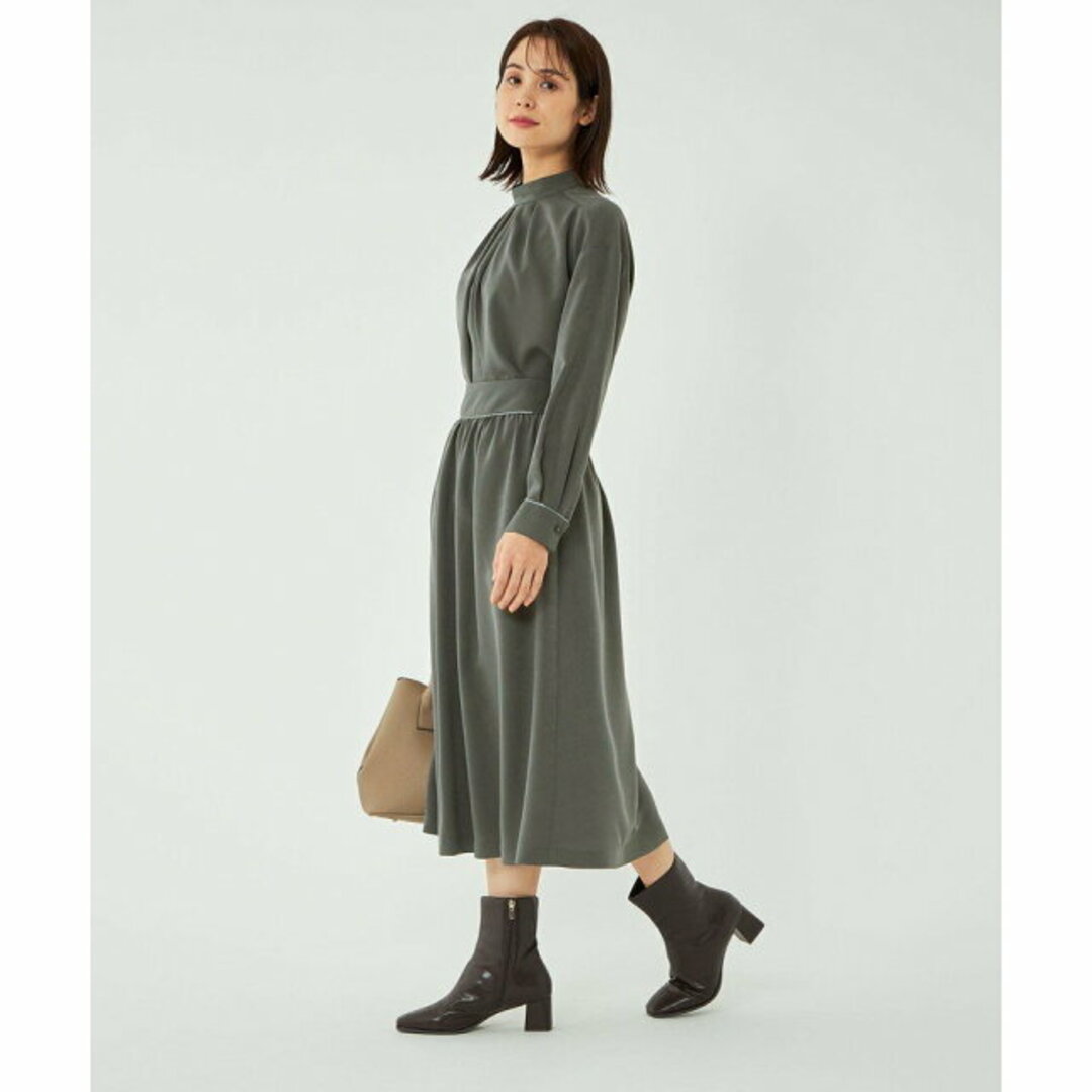 UNITED ARROWS green label relaxing(ユナイテッドアローズグリーンレーベルリラクシング)の【OLIVE】【M(38)】ピケ フレア スカート レディースのスカート(ロングスカート)の商品写真