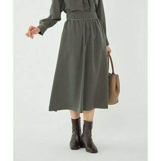 ユナイテッドアローズグリーンレーベルリラクシング(UNITED ARROWS green label relaxing)の【OLIVE】ピケ フレア スカート(ロングスカート)