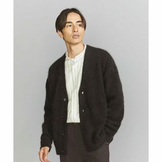 ビューティアンドユースユナイテッドアローズ(BEAUTY&YOUTH UNITED ARROWS)の【DK.BROWN】シャギー モヘヤ Vカーディガン(カーディガン)