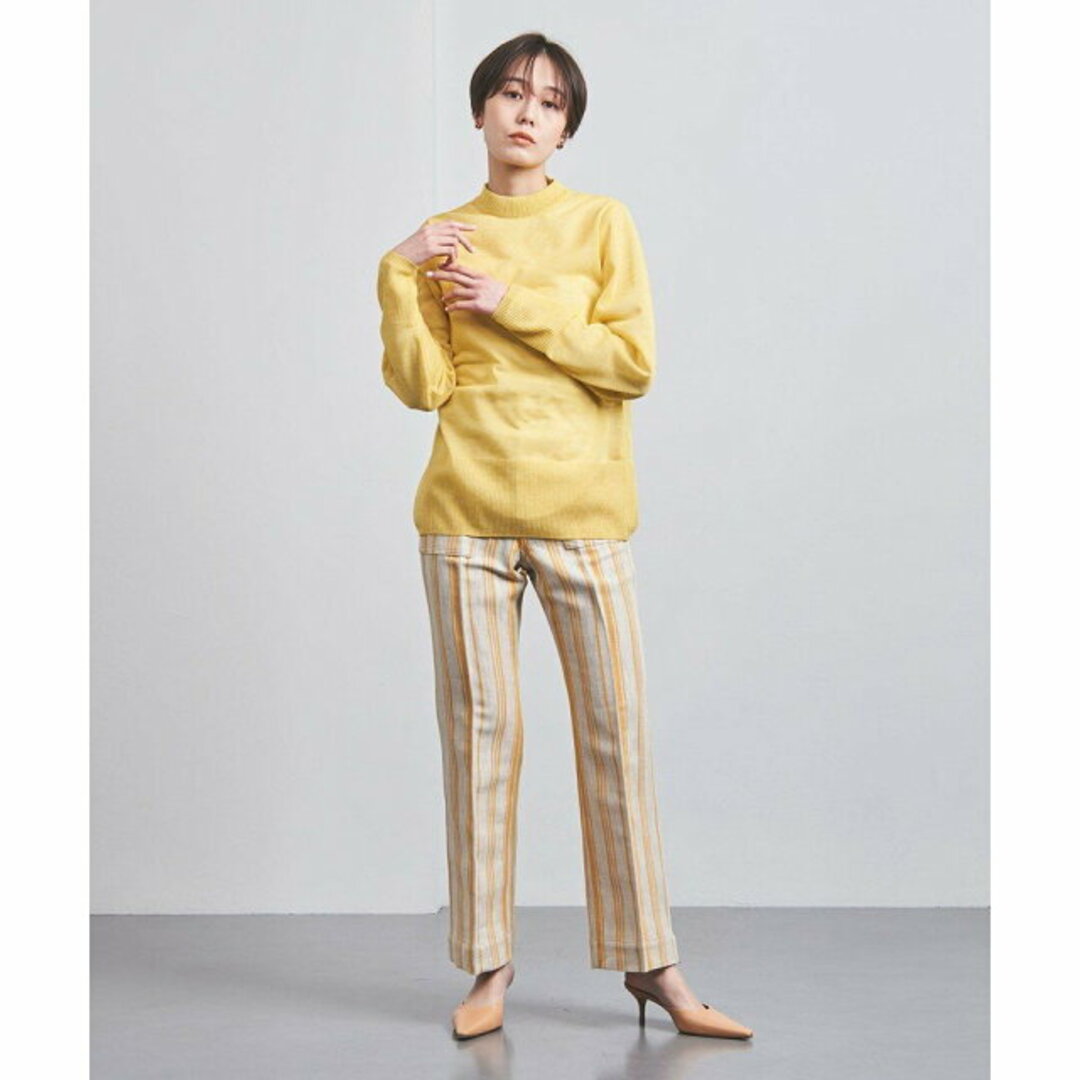 UNITED ARROWS(ユナイテッドアローズ)の【YELLOW】【S（1）】【別注】<FILL THE BILL(フィル ザ ビル)>ストライプ パンツ レディースのトップス(カットソー(長袖/七分))の商品写真