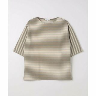 アデイインザライフ(a day in the life)の【BEIGE】リップル ボートネック カットソー<A DAY IN THE LIFE>(Tシャツ/カットソー(半袖/袖なし))