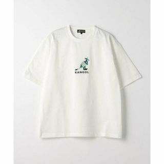 アデイインザライフ(a day in the life)の【WHITE】KANGOL パッチワーク Tシャツ<A DAY IN THE LIFE>(Tシャツ/カットソー(半袖/袖なし))