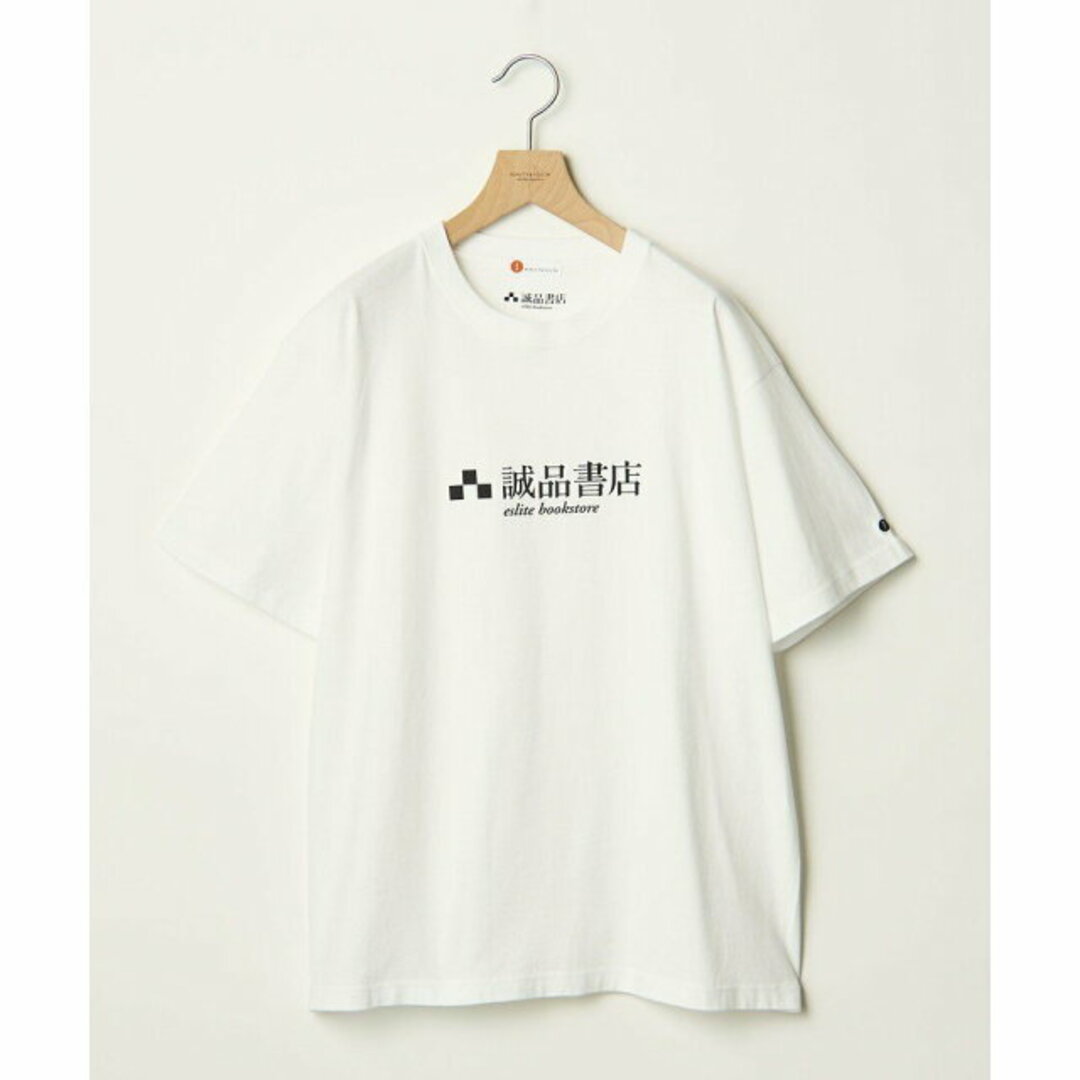 BEAUTY&YOUTH UNITED ARROWS(ビューティアンドユースユナイテッドアローズ)の【WHITE】<info. BEAUTY&YOUTH * The eslite book store> BOOKS LOGO Tシャツ メンズのトップス(Tシャツ/カットソー(半袖/袖なし))の商品写真