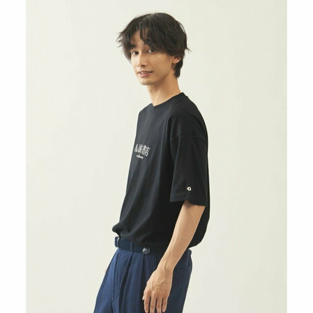 BEAUTY&YOUTH UNITED ARROWS(ビューティアンドユースユナイテッドアローズ)の【BLACK】<info. BEAUTY&YOUTH * The eslite book store> BOOKS LOGO Tシャツ メンズのトップス(Tシャツ/カットソー(半袖/袖なし))の商品写真