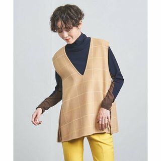 ユナイテッドアローズ(UNITED ARROWS)の【BEIGE】リバーシブル Vネック ベスト(テーラードジャケット)