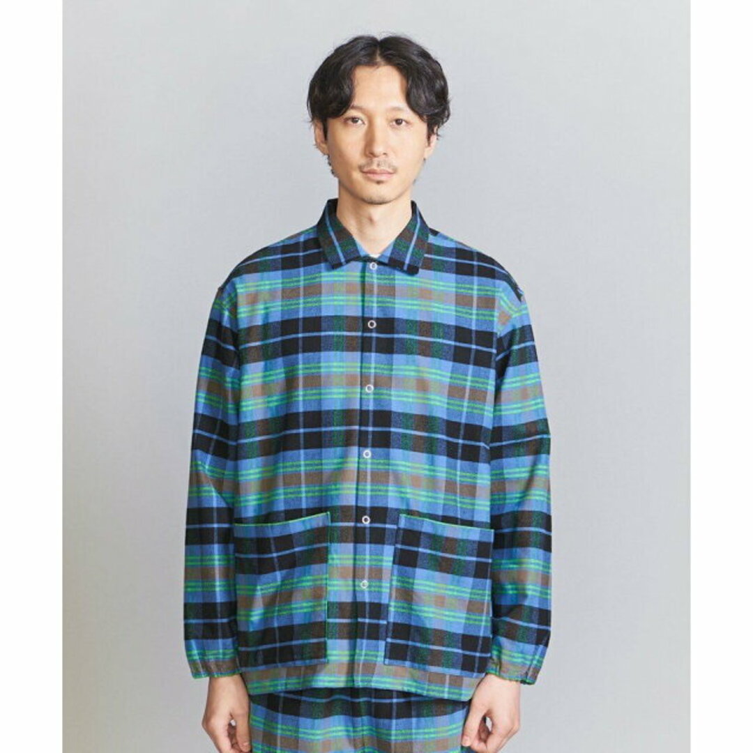 BEAUTY&YOUTH UNITED ARROWS(ビューティアンドユースユナイテッドアローズ)の【MD.GRAY】ネル チェック パジャマ セット メンズのメンズ その他(その他)の商品写真