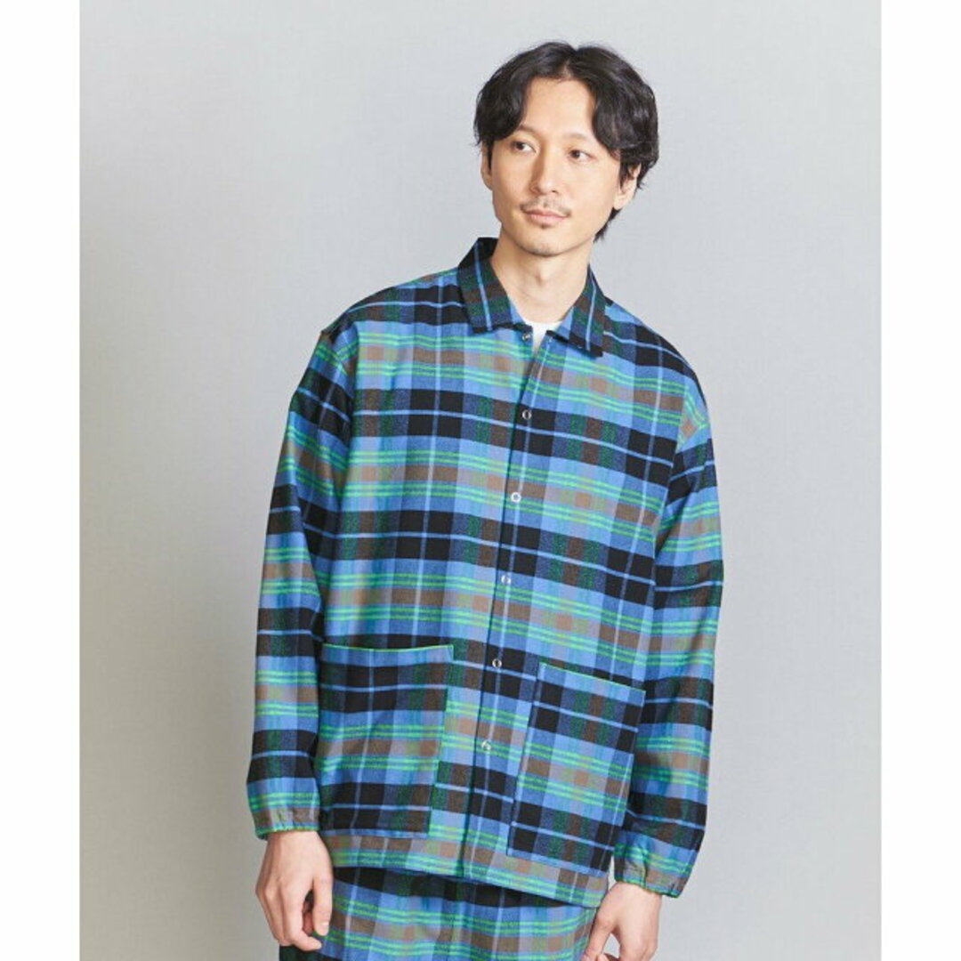 BEAUTY&YOUTH UNITED ARROWS(ビューティアンドユースユナイテッドアローズ)の【MD.GRAY】ネル チェック パジャマ セット メンズのメンズ その他(その他)の商品写真