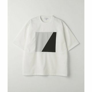 アデイインザライフ(a day in the life)の【WHITE】スクエア パネル切り替え Tシャツ<A DAY IN THE LIFE>(Tシャツ/カットソー(半袖/袖なし))