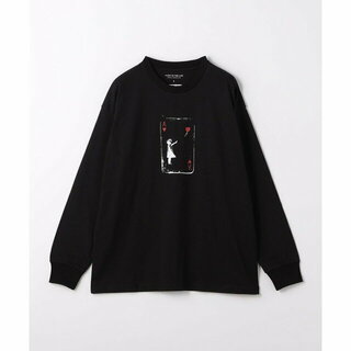 アデイインザライフ(a day in the life)の【BLACK】BRNDLSD GIRL フォーム カットソー<A DAY IN THE LIFE>(Tシャツ/カットソー(半袖/袖なし))