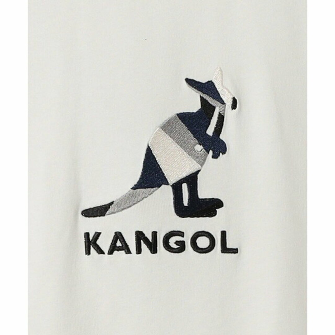 a day in the life(アデイインザライフ)の【WHITE】KANGOL パッチワーク ロゴ Tシャツ<A DAY IN THE LIFE> メンズのトップス(Tシャツ/カットソー(半袖/袖なし))の商品写真
